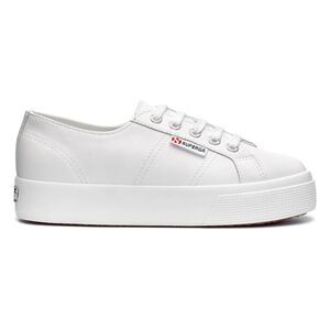 Superga Unisex Adult 2730 Nappa Leather Sneakers / Optical White